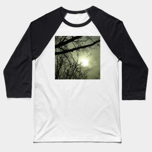 Branches in Mist : photograph Baseball T-Shirt